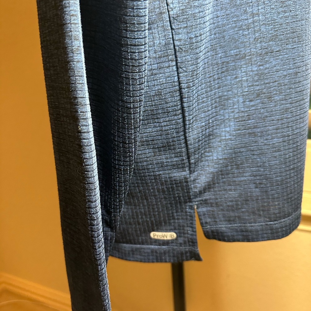 Spyder Mens 1/4 zip Size Large long sleeve pullover blue - Picture 8 of 9